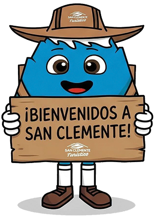 Mascota de bienvenida Turismo San Clemente